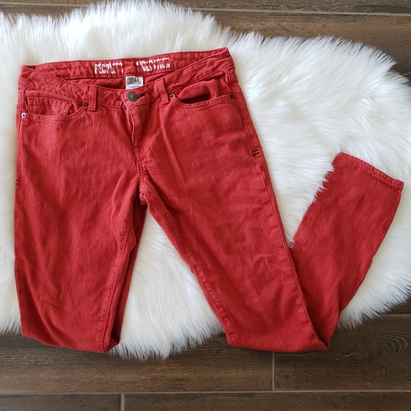 People's Liberation Denim - B2G1 People's Liberation Orange Skinny Jeans